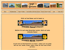 Tablet Screenshot of angies-dreams.net